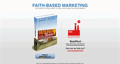 Desktop Screenshot of faithbasedmarketing.com